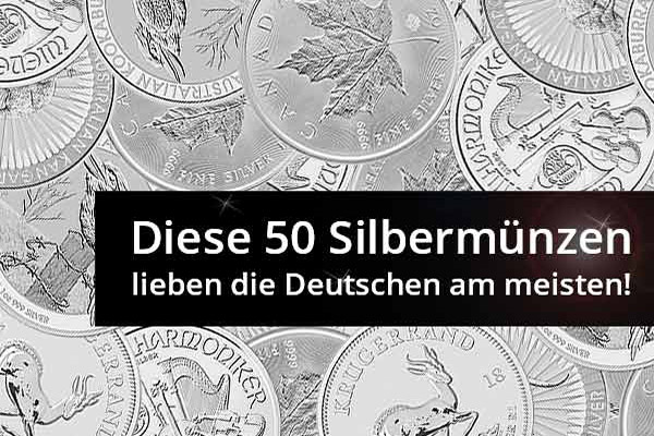 Top 50 der beliebtesten Silbermünzen Deutschlands