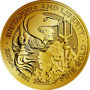 Britannia and Liberty Goldmünzen