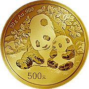 China Panda Goldmünzen