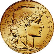 Frankreich Francs Goldmünzen