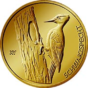 Heimische Vögel Goldmünzen