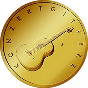 Musikinstrumente Goldmünzen