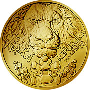 Tschechischer Löwe Goldmünzen