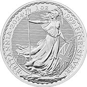 Britannia Silbermünzen