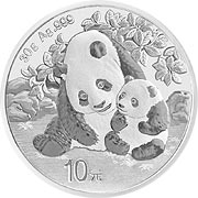 China Panda Silbermünzen