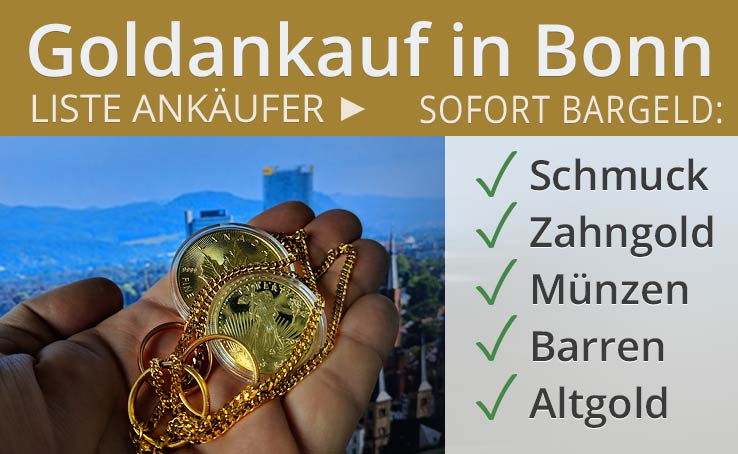 Goldhändler in Bonn