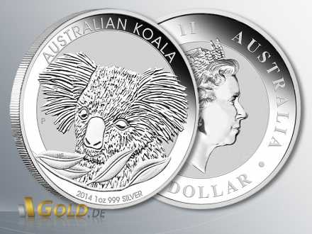 Australian Koala 2014, 1 oz Silber-Münze
