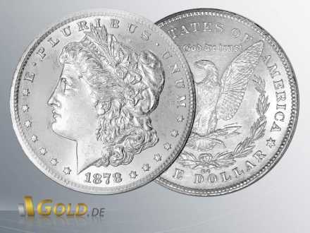 Morgan Silber Dollar, 1878