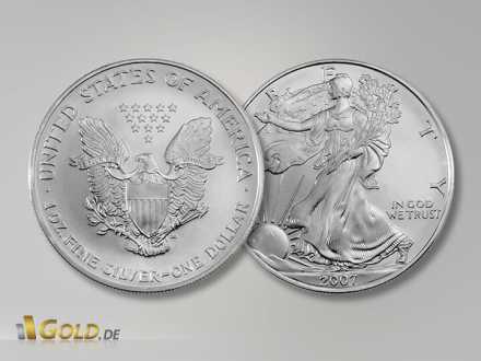 American Eagle Silbermünzen aus USA