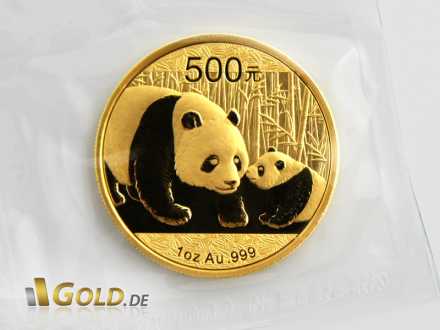Goldener China Panda 2011, 500 Yuan