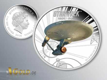 Star Trek 2016 Perth Mint Enterprise 2-Silbermünzen-Set Proof
