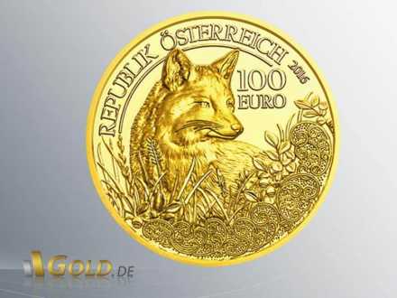 Wildtiere Österreich in Gold 2017: Der Fuchs (Motivseite)