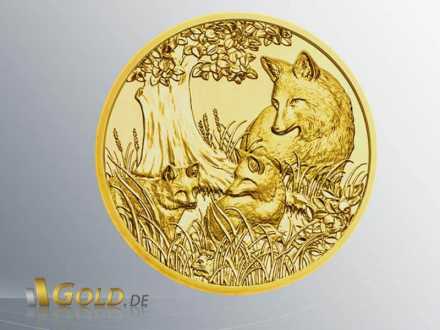 Wildtiere Österreich in Gold 2017: Der Fuchs (Wertseite)