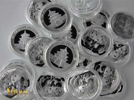 Panda Silbermünzen