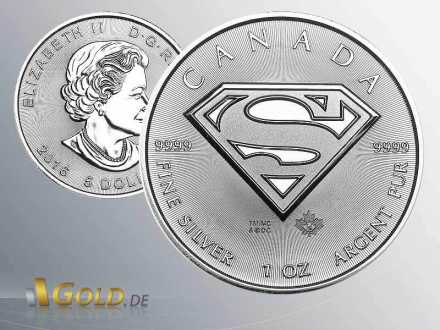 Superman 1 oz Royal Canadian Mint 2016