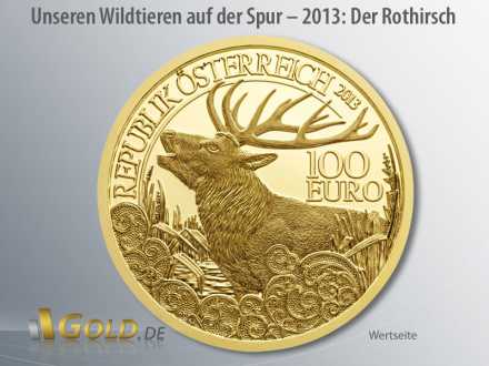 Unseren Wildtieren auf der Spur, Österreich, Erst-Ausgabe 2013: Der Rothirsch - Wertseite