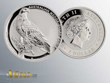 Wedge Tailed Eagle 2016 1oz Silbermünze