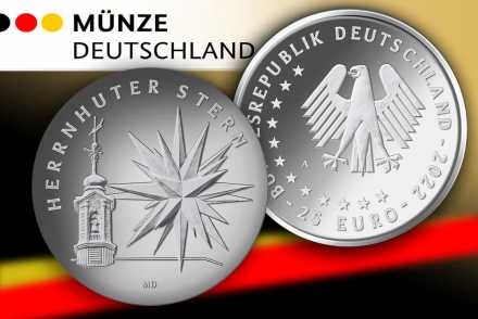 25-Euro BRD Sammlermünze - Herrnhuter Stern - Jetzt vergleichen! 
