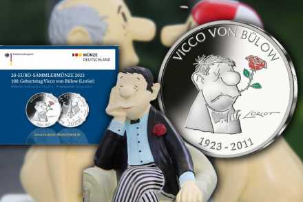 20 Euro BRD Silbermünze - 100. Geburtstag von Loriot - Jetzt bestellen!