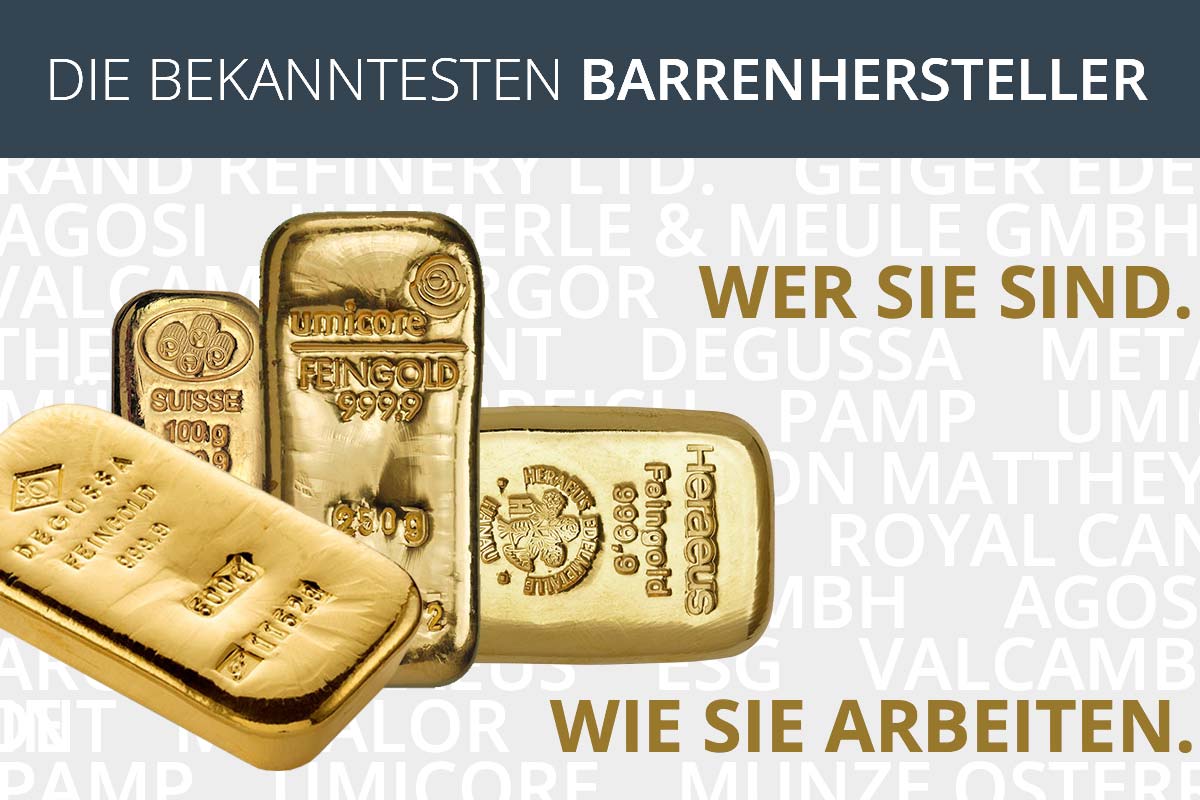 Goldbarren Hersteller
