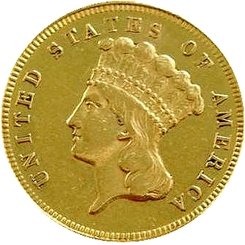 Indian Princess Head 1870-S