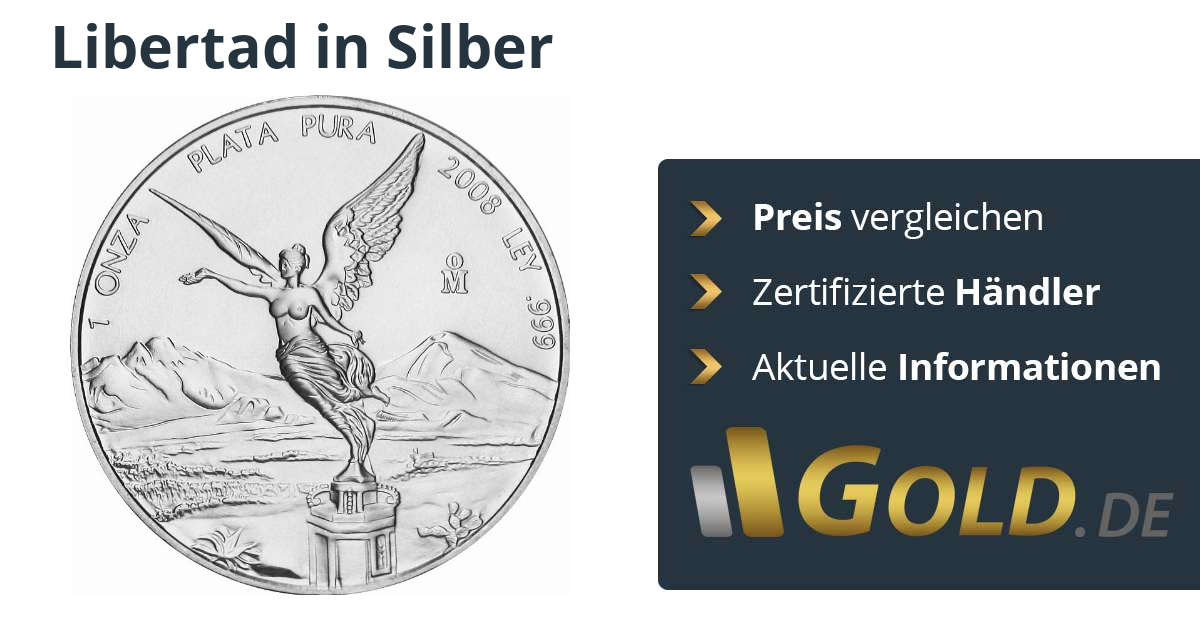 Libertad Silber kaufen | Preise vergleichen auf GOLD.DE