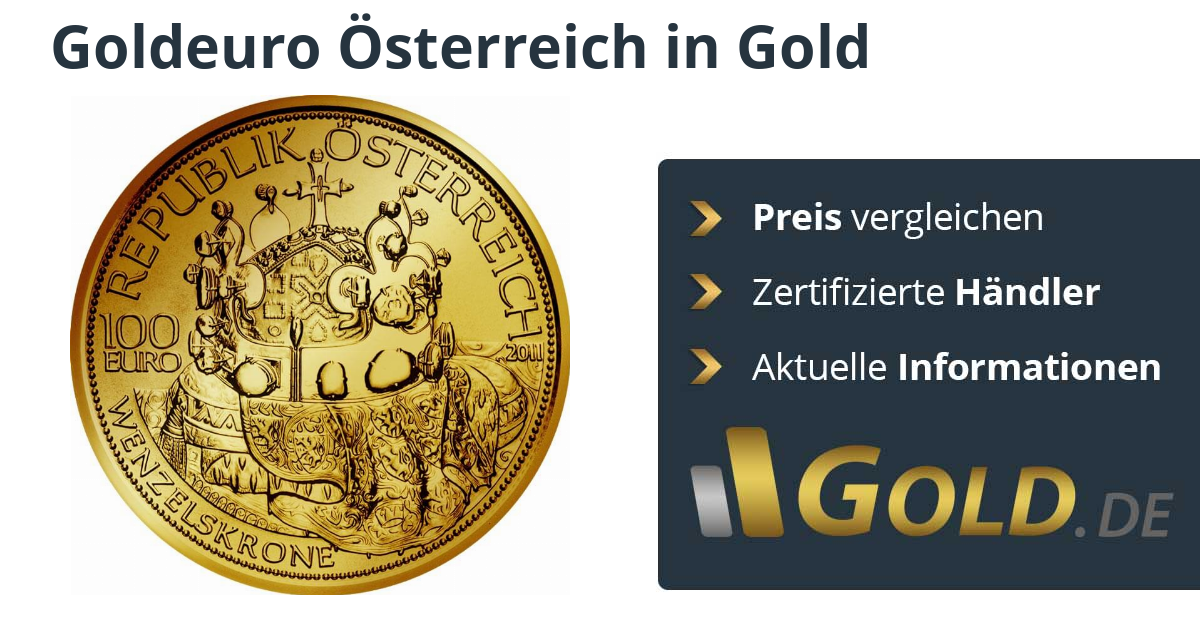 Goldeuro Österreich – Preise auf GOLD.DE
