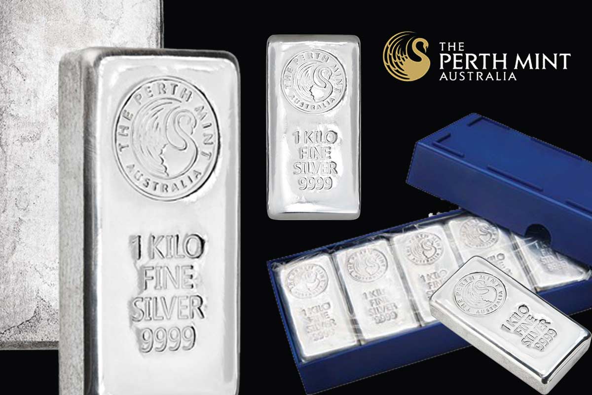 1 kg Silberbarren der Perth Mint – Jetzt neues Design 
