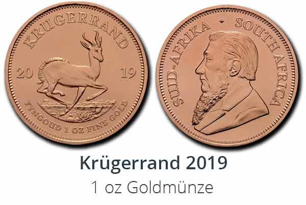 Krügerrand 2019 Gold