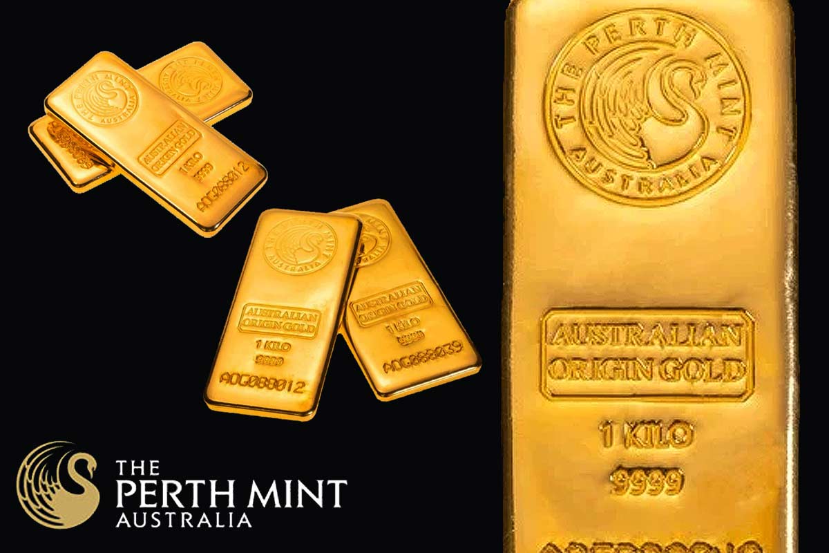 Neu! Perth Mint „Australian Origin“ 1 kg Goldbarren - Gold aus australischem Ursprung