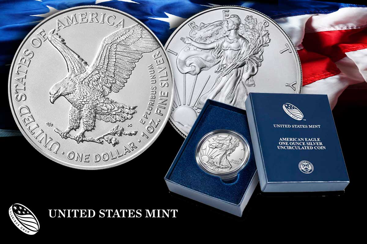 American Silver Eagle - jetzt 2023 als Uncirculated vergleichen