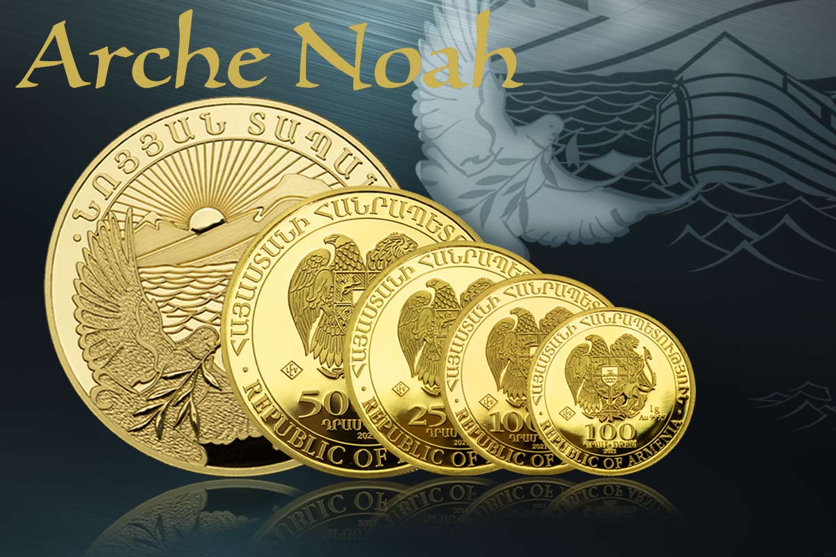 Arche Noah Gold 2023: Neuer Jahrgang der armenischen Münze!
