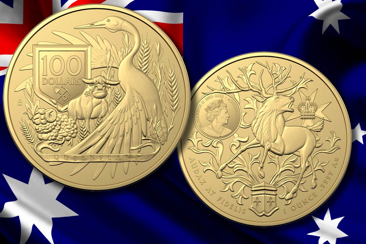 Australian Coat of Arms Gold 2023: Hier neue Ausgabe für Queensland anschauen!