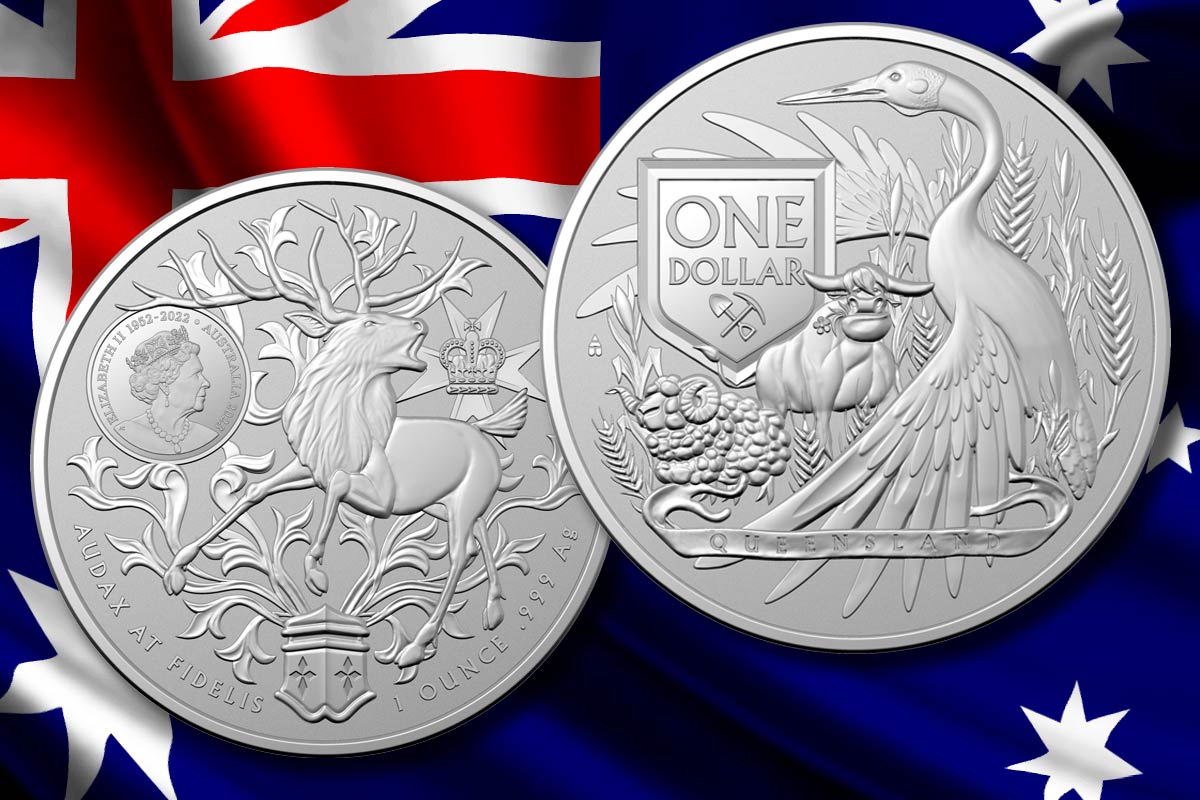Queensland 2023 Silber: Neues Motiv der Australian Coat of Arms Serie!