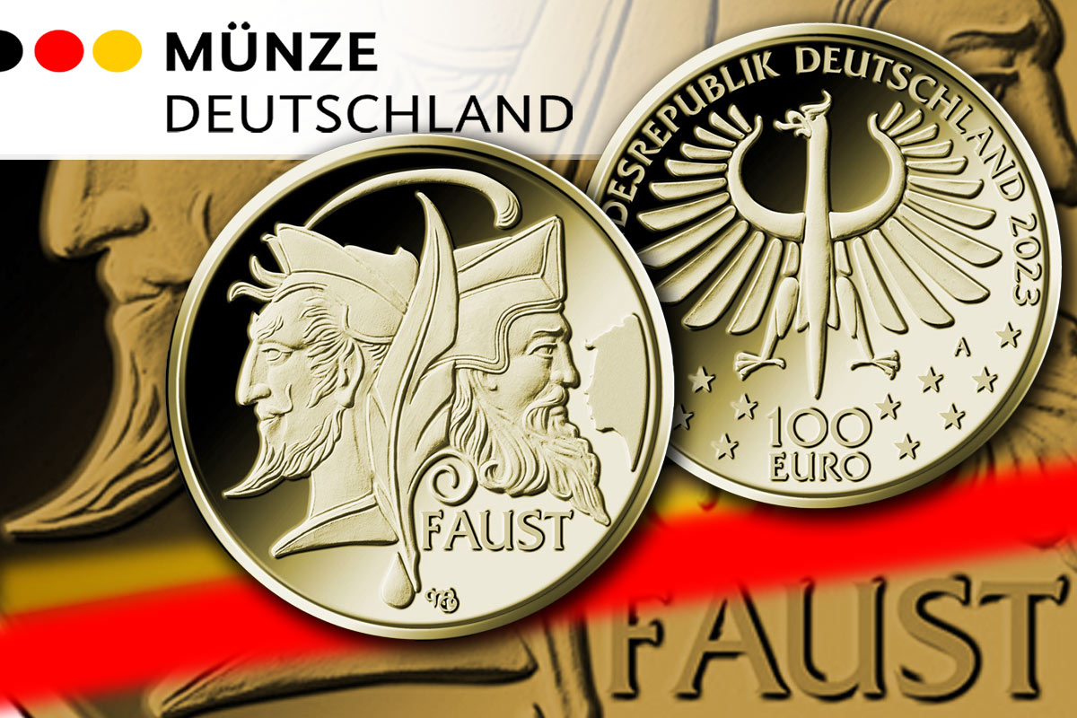 Faust 100 Euro Goldmünze BRD
