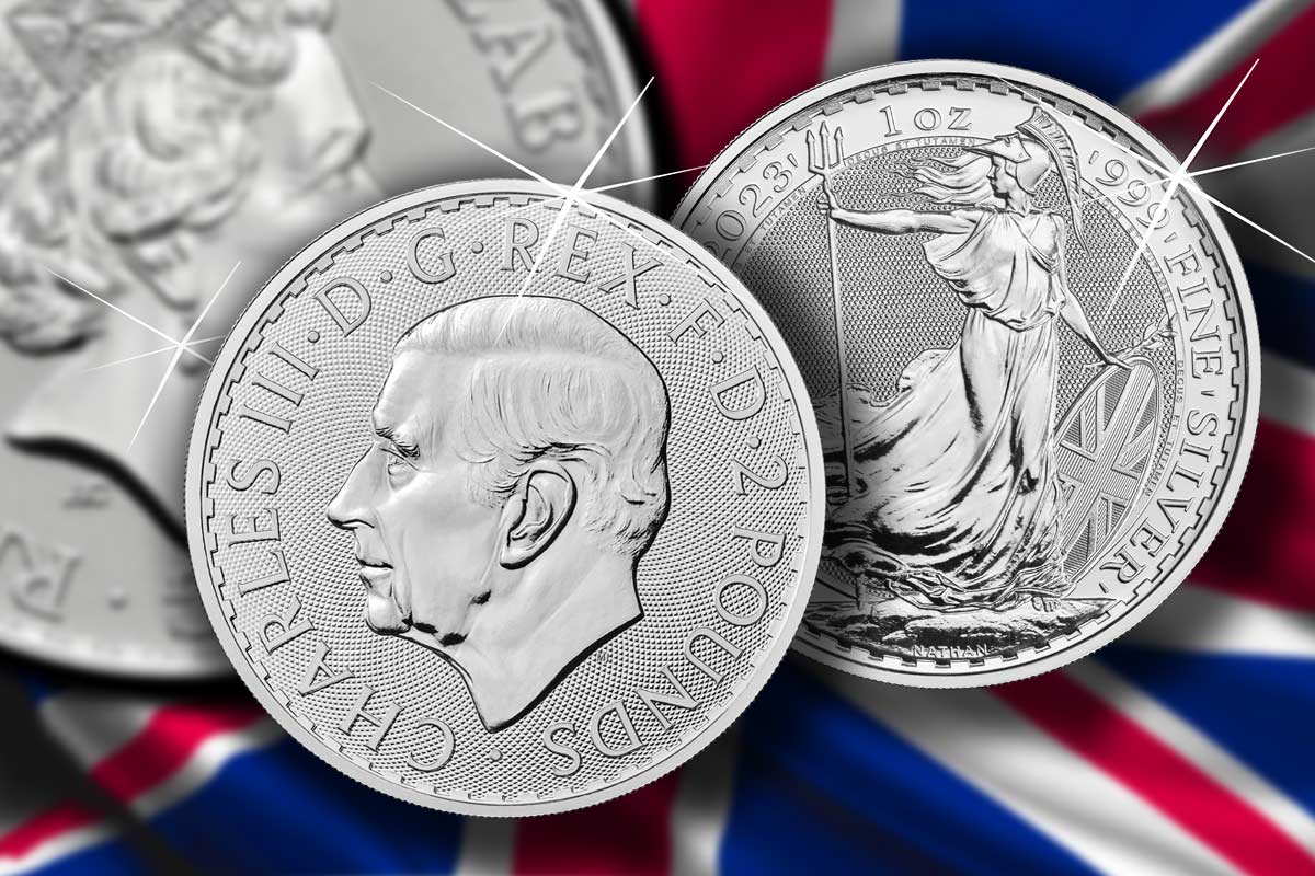 Neue Wertseite mit Charles III. für Britannia Silber 2023!
