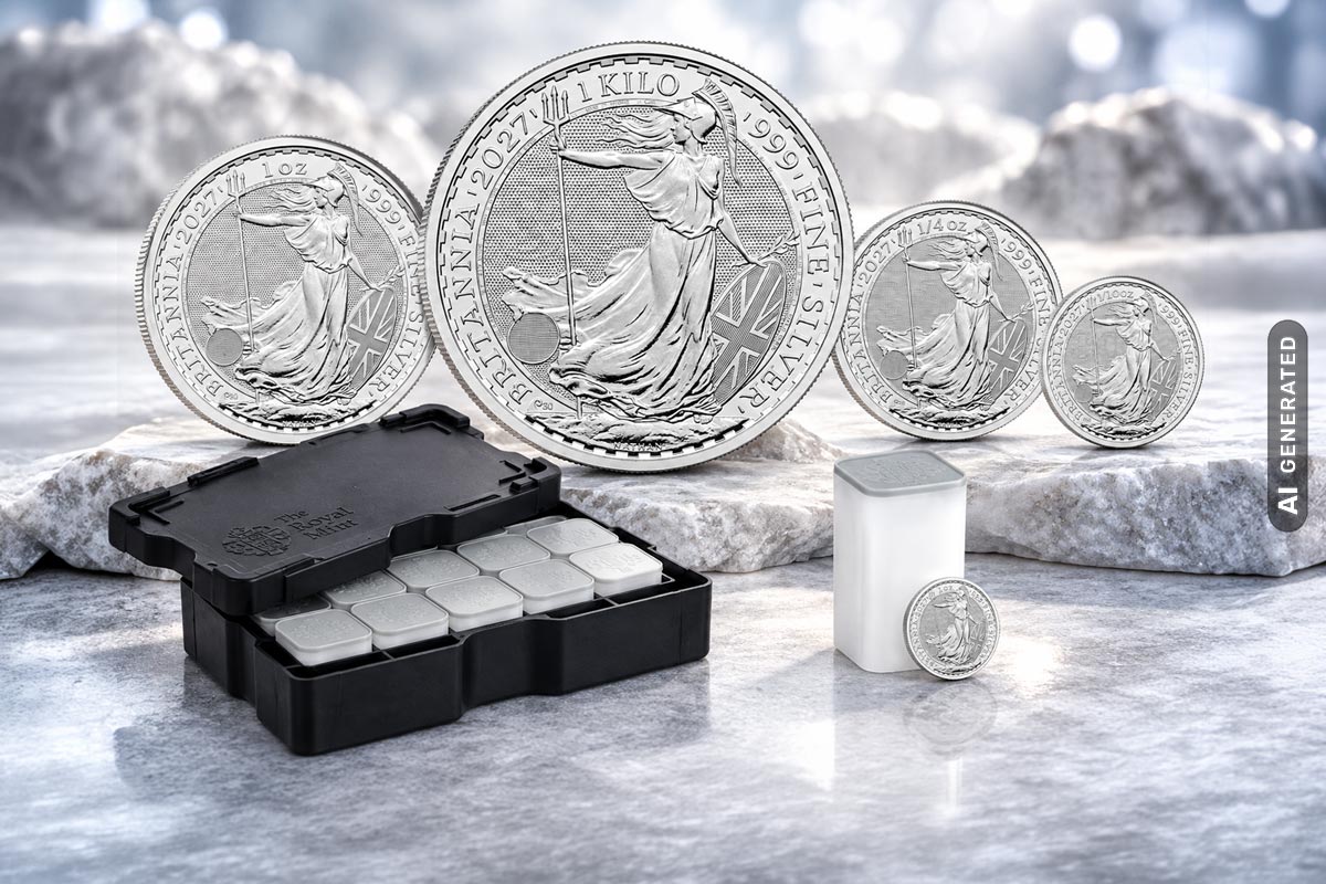 Britannia 2027 - Royal Mint feiert 30 Jahre in Silber 