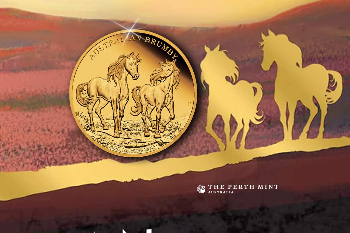 Australian Brumby 2026 in Gold: Brandneu von der Perth Mint!