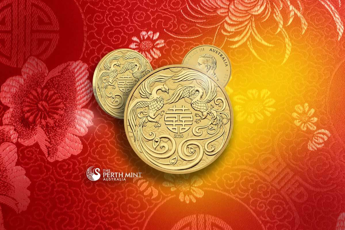 Neu: Chinese Myths and Legends Gold - Double Phoenix 2026