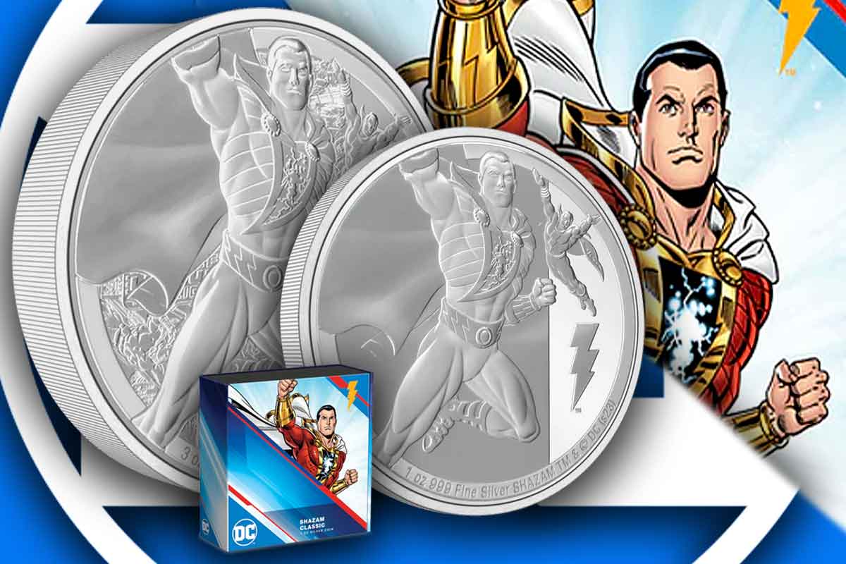 DC Comics Silber – Shazam 1 oz & 3 oz: Jetzt sammeln!