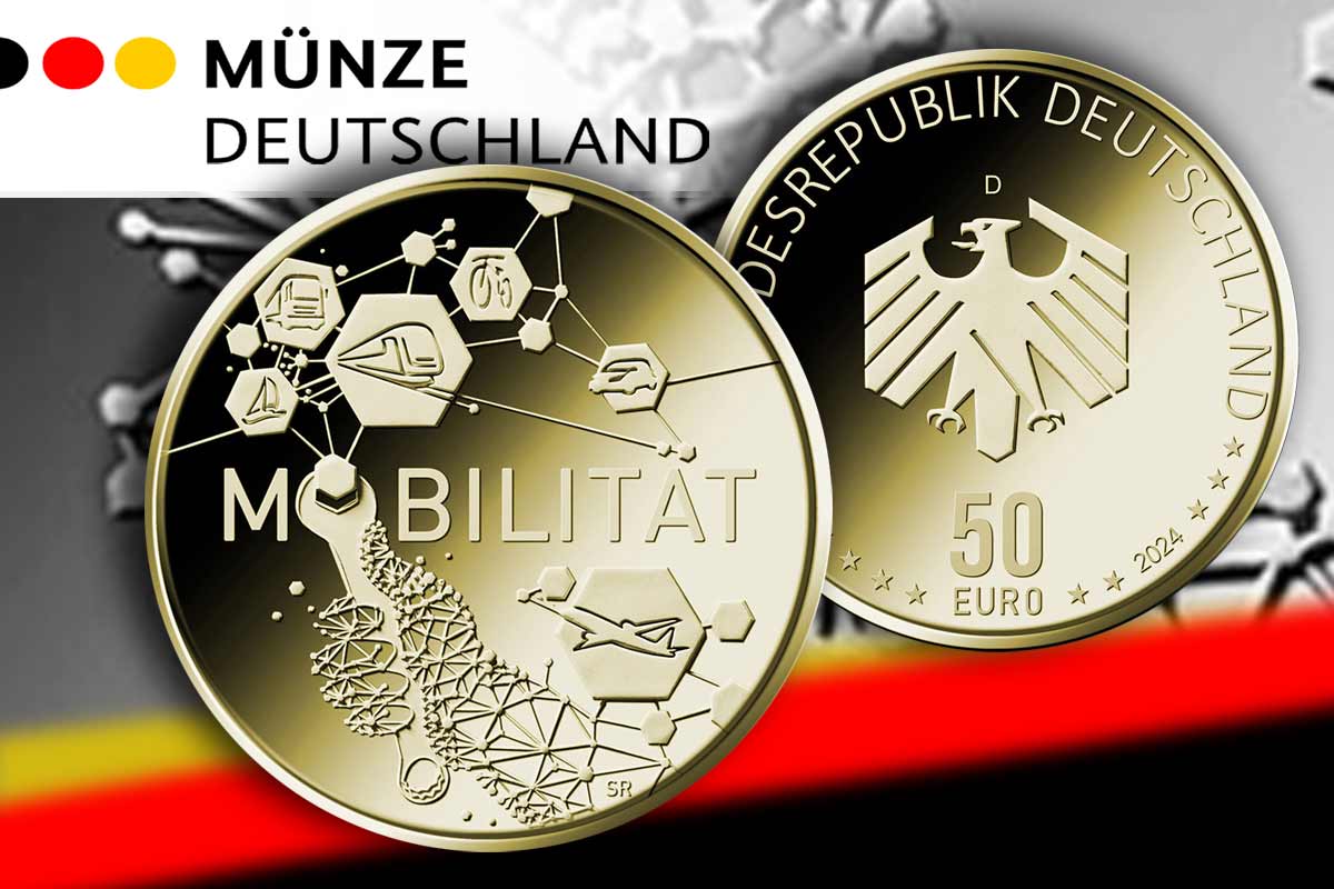 Jetzt vorbestellen! 50-Euro-Gold - Mobilität 2024 – Deutsches Handwerk!