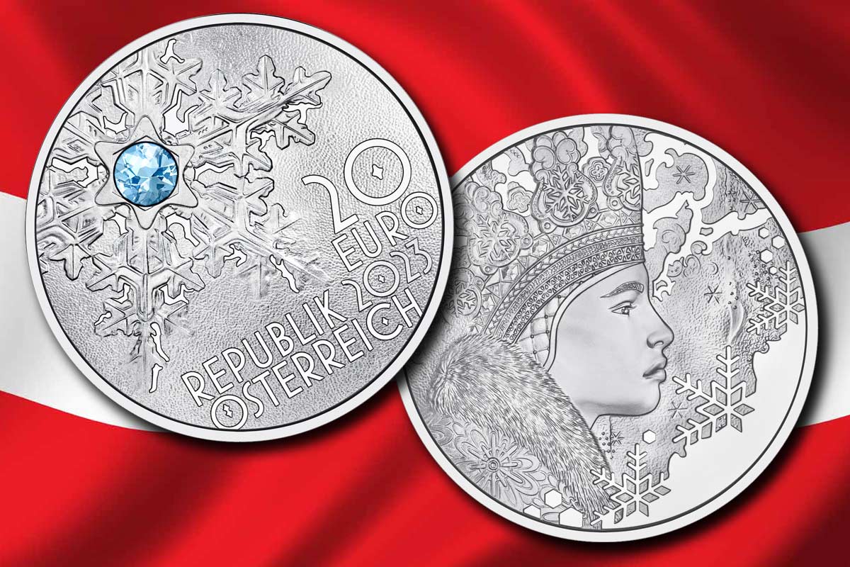 Die Schneeflocke Silber 2023 – Neue 20-Euro-Sammlermünze aus Österreich!