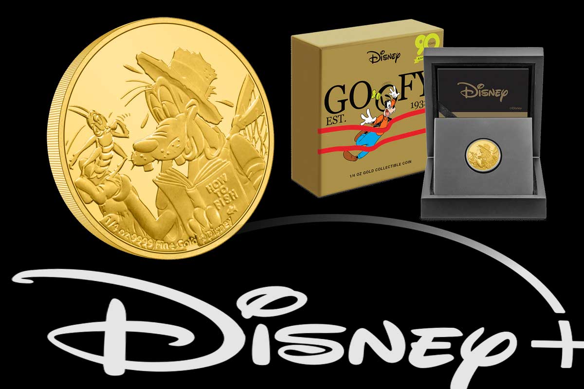 Disney Goofy 90th Anniversary Gold Proof 1/4 oz: Neu im Preisvergleich!