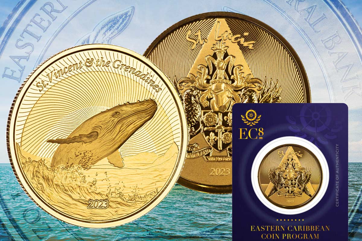 Eastern Caribbean Gold 2023  – Neue karibische EC8-Sammlermünzen im Preisvergleich!
