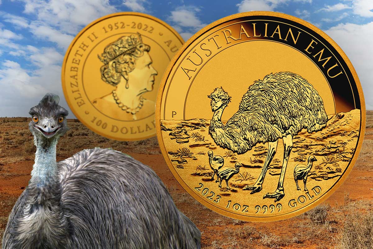 Australian Emu Gold – Ausgabe 2023 in BU jetzt im Voerverkauf erhältlich!