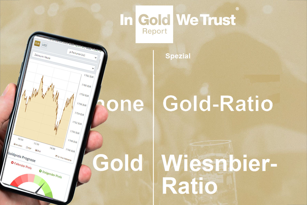 Gold schützt auch vor steigenden Wiesnbier- und iPhone-Preisen