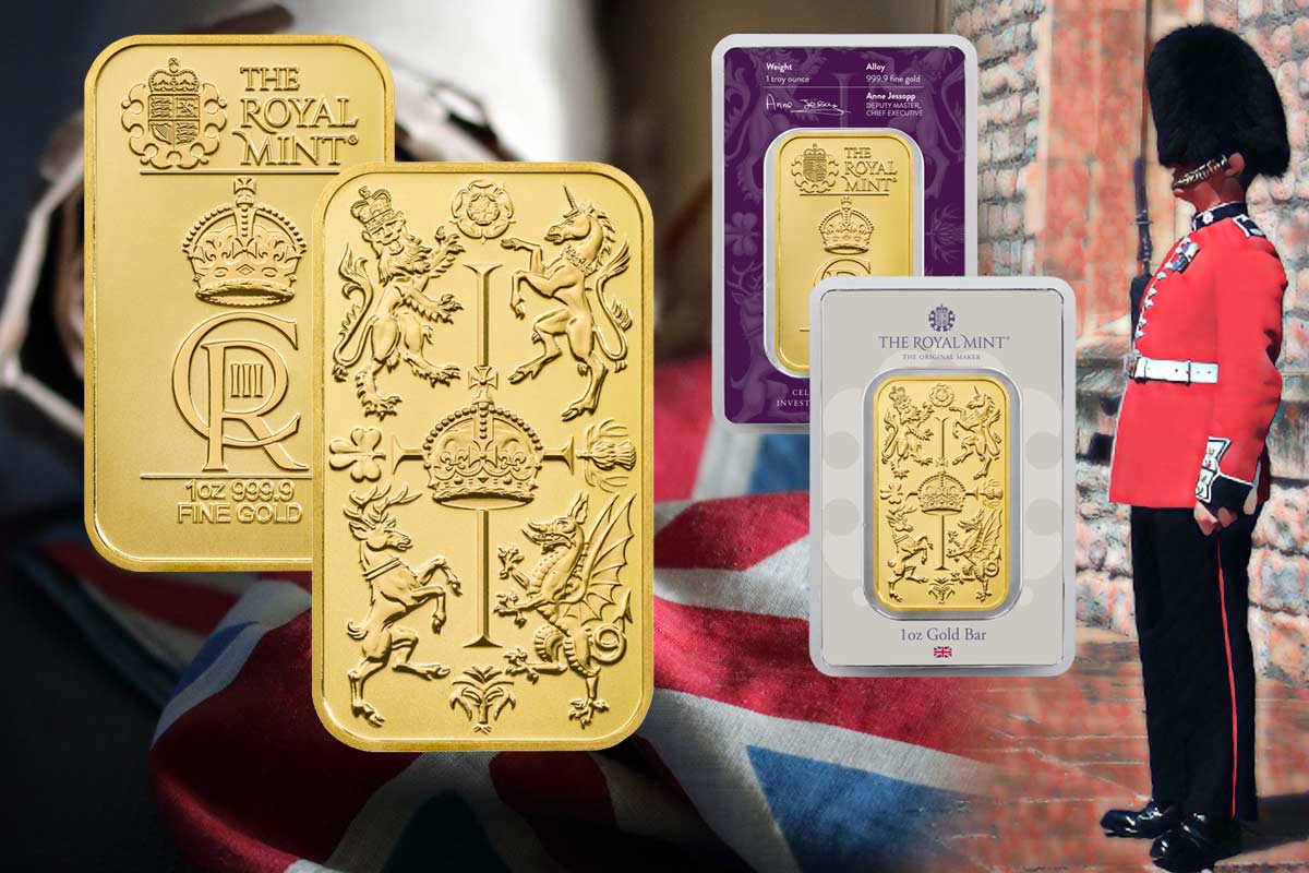Goldbarren „The Royal Celebration“ 1 oz Gold: Neuheit der Royal Mint!