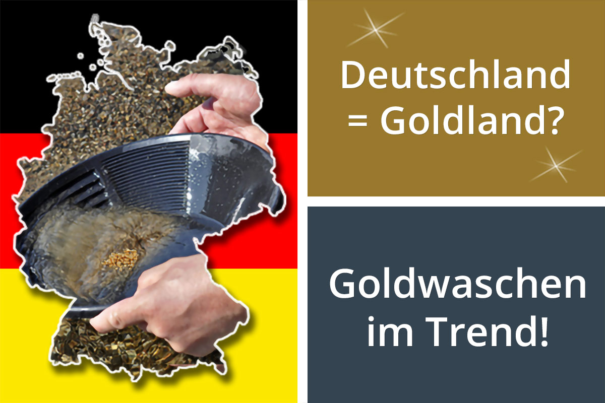 Goldwaschen in Deutschland