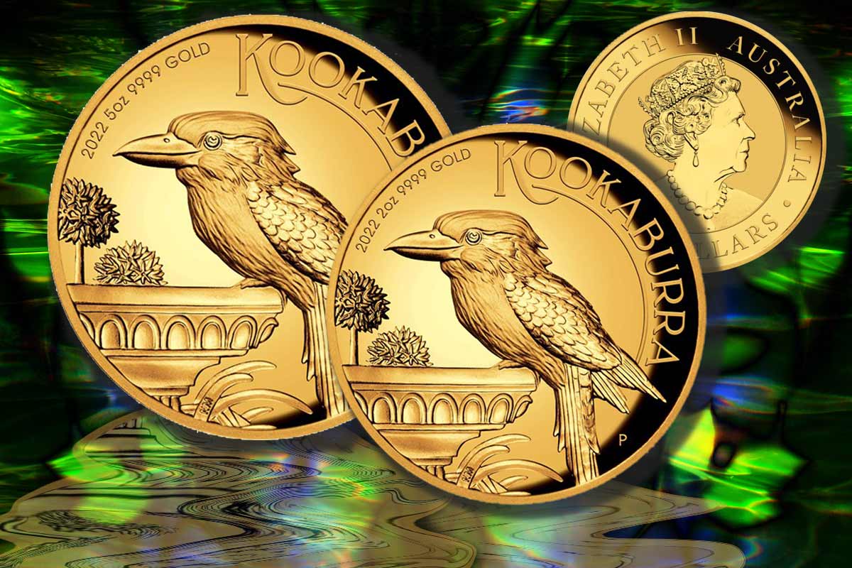 Kookaburra Gold 2022 – 1/4 oz, 2 oz & 5 oz: Neue Ausgaben in Proof und Proof High Relief