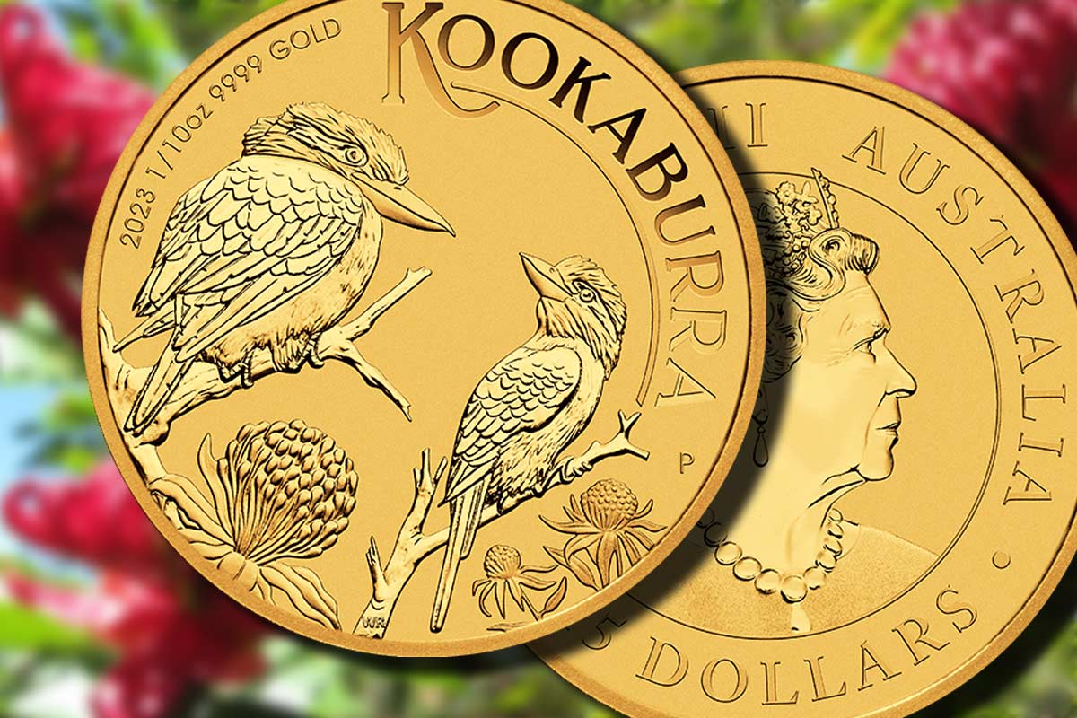 Kookaburra Gold 2023: Neue Münze mit dem australischen Eisvogel!